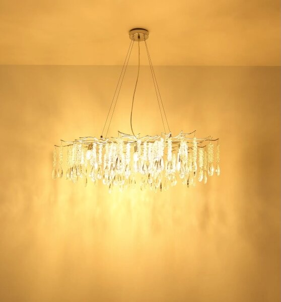 Globo 64141H2 - Lampadario a sospensione KINGA 12xE14/40W/230V