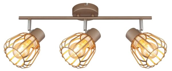 Globo 54663-3 - Plafoniera a spot OLIN 3xE27/40W/230V
