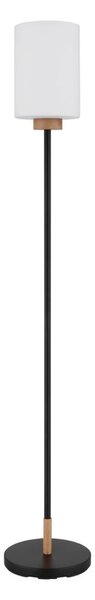 Globo 15977S - Lampada da terra ROWENA 1xE27/60W/230V nero/bianco