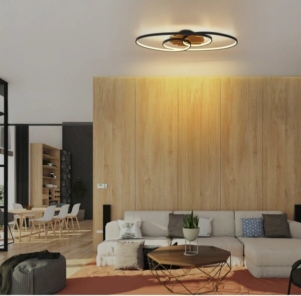Globo 67362-42 - Plafoniera LED TISHA I LED/40W/230V 3000K 85x30 cm