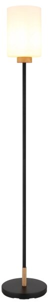 Globo 15977S - Lampada da terra ROWENA 1xE27/60W/230V nero/bianco