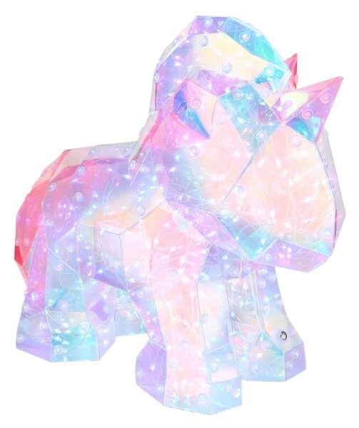 Globo 28088N - Lampada da tavolo decorativa LED ricaricabile e dimmerabile BRONDAR LED/4W/5V 1800 mAh unicorno