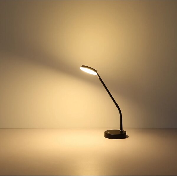 Globo 58504TS - Lampada da tavolo LED dimmerabile touch SILVIO LED/6,5W/230V nera