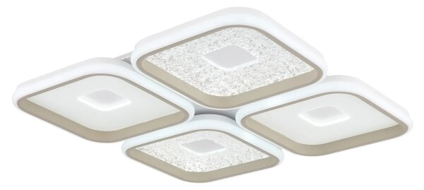 Globo 48097-60 - Plafoniera LED dimmerabile MOSAIKO LED/55W/230V 54x54 cm+telecomando