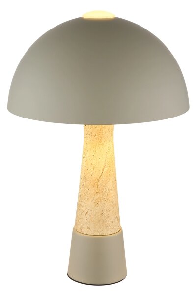 Globo 51070110 - Lampada da tavolo PAULIN 1xE27ILLU/40W/230V grigia