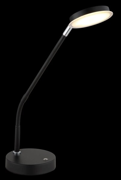 Globo 58504TS - Lampada da tavolo LED dimmerabile touch SILVIO LED/6,5W/230V nera
