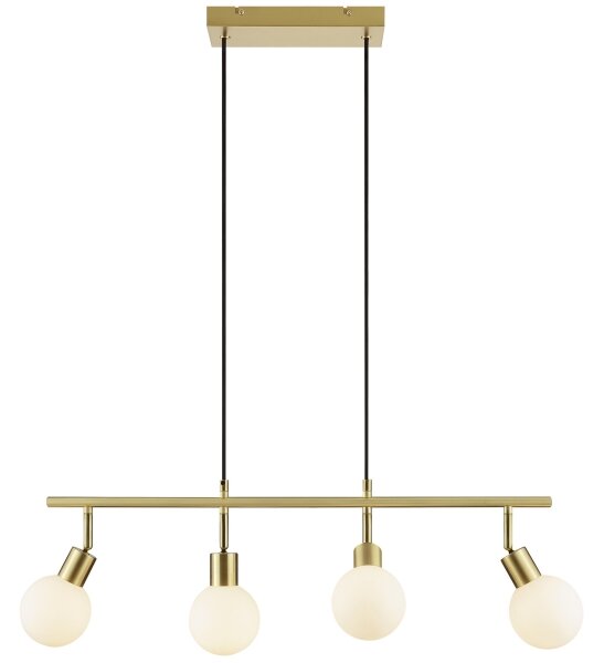 Brilliant - Lampadario a sospensione su cavo JORGE 4xG9/10W/230V ottone