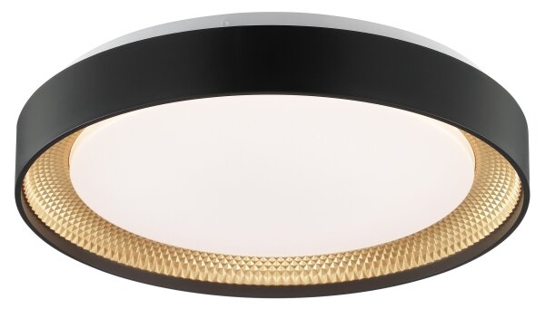 Brilliant - plafoniera LED dimmerabile WALDO LED/24W/230V nero/oro + telecomando