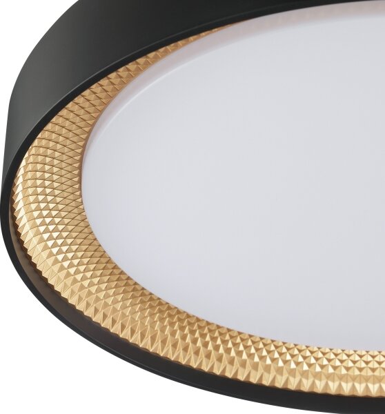 Brilliant - plafoniera LED dimmerabile WALDO LED/24W/230V nero/oro + telecomando