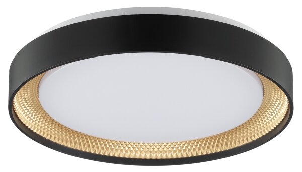 Brilliant - plafoniera LED dimmerabile WALDO LED/24W/230V nero/oro + telecomando