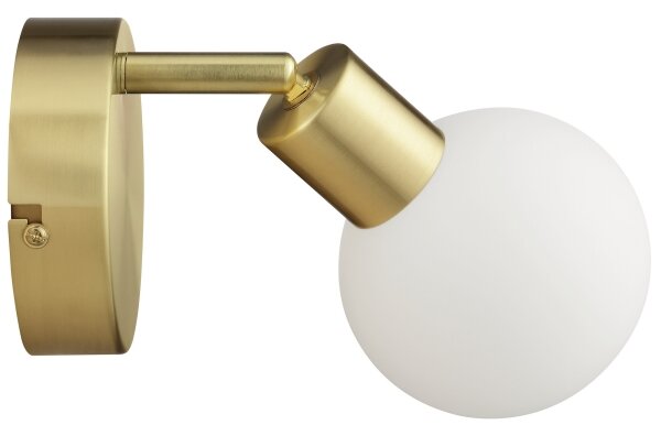 Brilliant - Faretto da parete JORGE 1xG9/10W/230V ottone