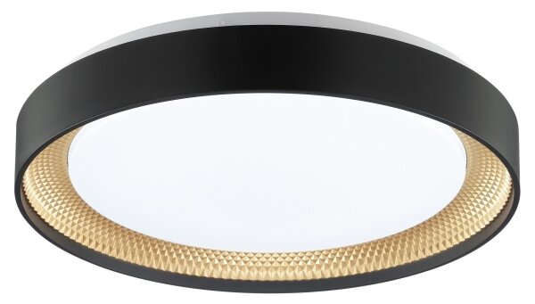 Brilliant - plafoniera LED dimmerabile WALDO LED/24W/230V nero/oro + telecomando