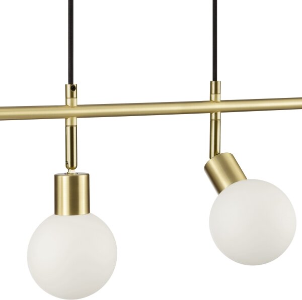 Brilliant - Lampadario a sospensione su cavo JORGE 4xG9/10W/230V ottone