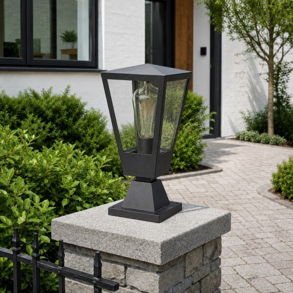 Brilliant - Lampada da esterno WESTDLIFF 1xE27/20W/230V 30,7 cm IP44 antracite
