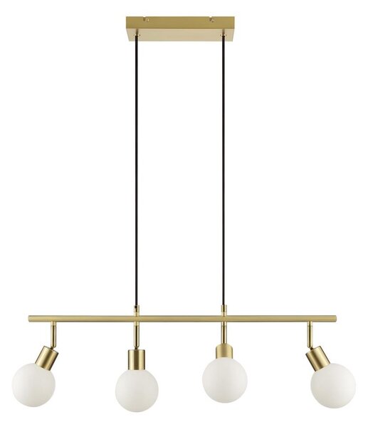 Brilliant - Lampadario a sospensione su cavo JORGE 4xG9/10W/230V ottone