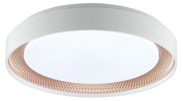 Brilliant - LED dimmerabile plafoniera WALDO LED/24W/230V bianco/oro rosa + telecomando