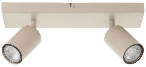 Brilliant - Faretto LED JELLO 2xGU10/5W/230V beige