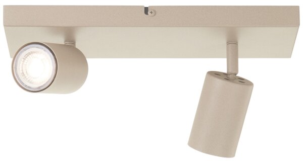 Brilliant - Faretto LED JELLO 2xGU10/5W/230V beige
