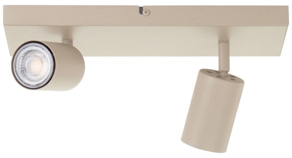 Brilliant - Faretto LED JELLO 2xGU10/5W/230V beige