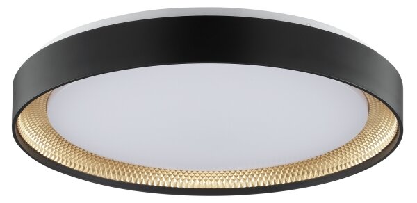 Brilliant - Plafoniera LED dimmerabile WALDO LED/36W/230V nero/oro + telecomando