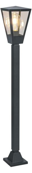 Brilliant - Lampada da esterno WESTDLIFF 1xE27/20W/230V 98,4 cm IP44 antracite