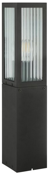 Brilliant - Lampada da esterno GETTA 1xE27/20W/230V 50 cm IP44 nero