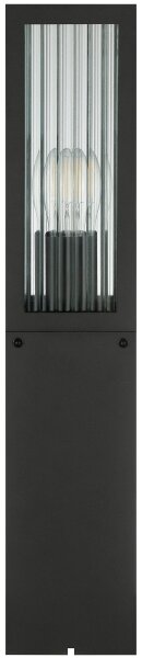 Brilliant - Lampada da esterno GETTA 1xE27/20W/230V 50 cm IP44 nero