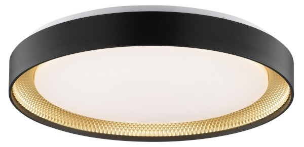 Brilliant - Plafoniera LED dimmerabile WALDO LED/36W/230V nero/oro + telecomando