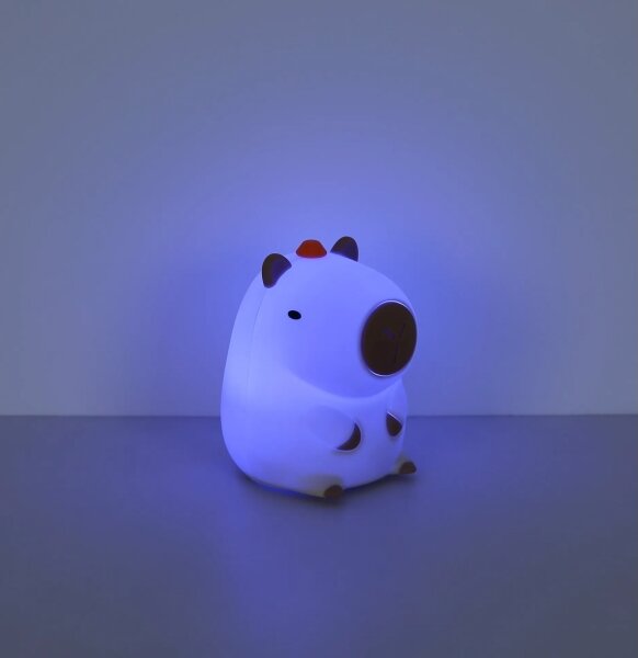 Globo 2874-LED RGBW Luce notturna ricaricabile dimmerabile per bambini CAPYBARA LED/1,5W/5V 1200 mAh capibara