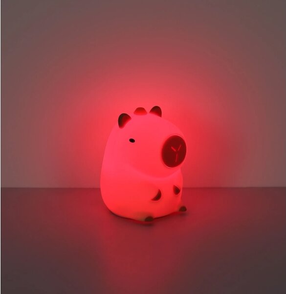 Globo 2874-LED RGBW Luce notturna ricaricabile dimmerabile per bambini CAPYBARA LED/1,5W/5V 1200 mAh capibara