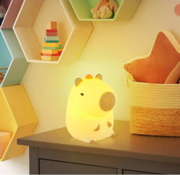Globo 2874-LED RGBW Luce notturna ricaricabile dimmerabile per bambini CAPYBARA LED/1,5W/5V 1200 mAh capibara