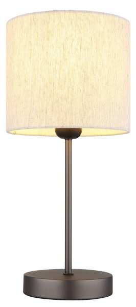 Globo 51540108 - Lampada da tavolo THEA 1xE27/25W/230V nero/beige