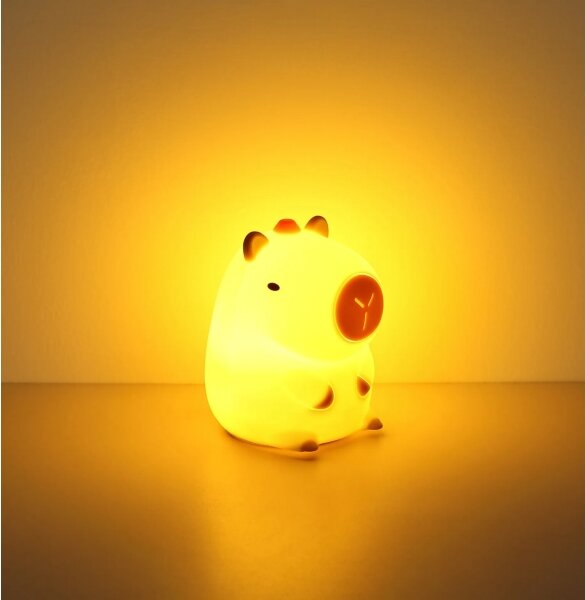 Globo 2874-LED RGBW Luce notturna ricaricabile dimmerabile per bambini CAPYBARA LED/1,5W/5V 1200 mAh capibara