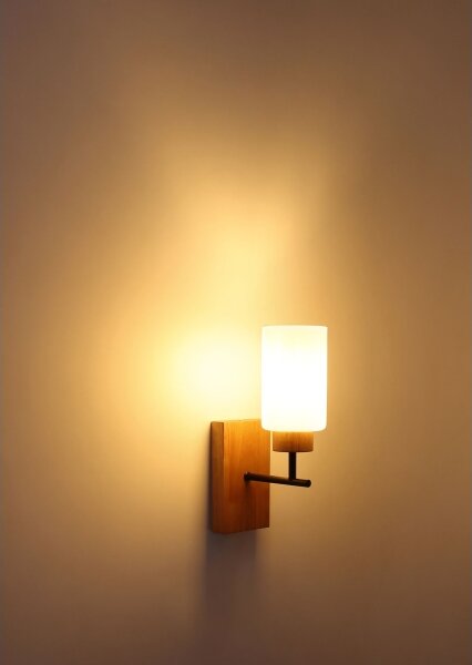 Globo 15977W - Lampada da parete ROWENA 1xE27/60W/230V beige/bianco