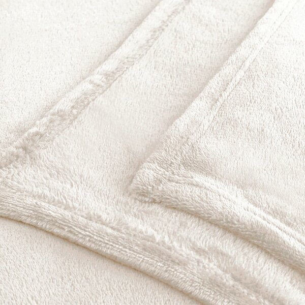 Coperta beige in micropile 150x200 cm Mic – Restilo