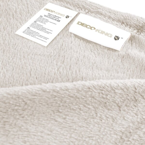 Coperta beige in micropile 150x200 cm Mic – Restilo