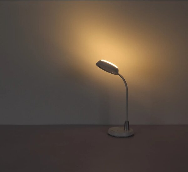 Globo 58496W - Lampada da tavolo dimmerabile a sfioramento KIRK LED/12W/230V bianca