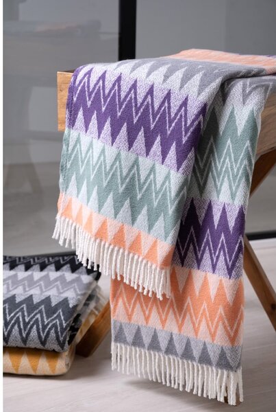 Coperta 140x180 cm Zig Zag - Euromant