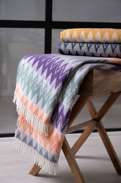 Coperta 140x180 cm Zig Zag - Euromant