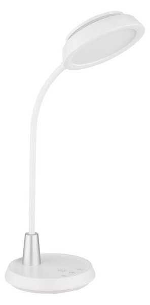 Globo 58496W - Lampada da tavolo dimmerabile a sfioramento KIRK LED/12W/230V bianca