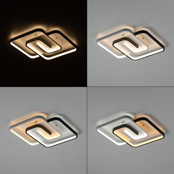 Brilagi - Plafoniera a LED dimmerabile VELO XL LED/98W/230V 61x61 cm + telecomando