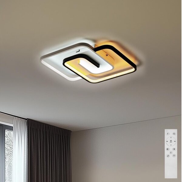 Brilagi - Plafoniera a LED dimmerabile VELO XL LED/98W/230V 61x61 cm + telecomando