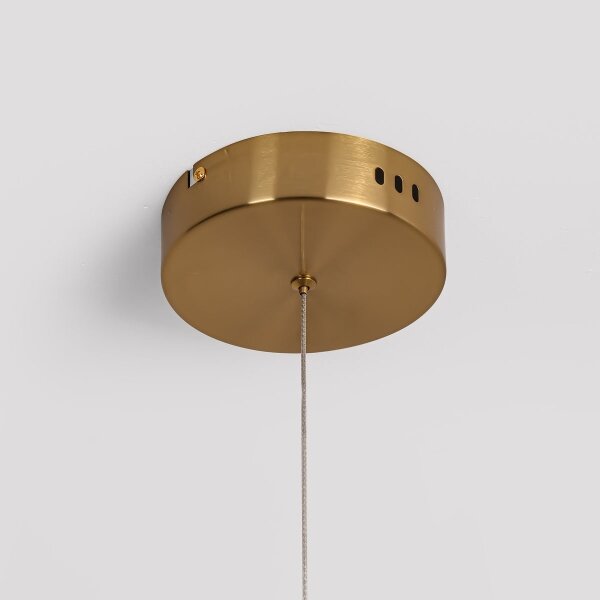 Lampadario sospeso su cavo LED MELECA LED/24W/230V 3000/4000/6000K 100 cm dorato