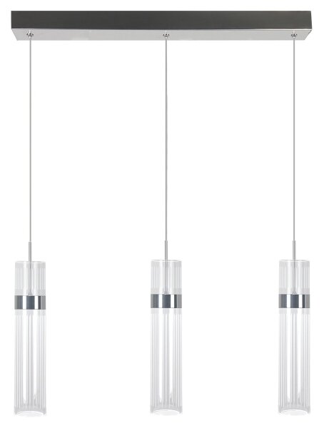 Lampadario a cavo AMBIENTE 3xLED/6W/230V 3000/4000/6000K cromo lucido