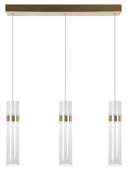 Lampadario LED sospeso su cavo AMBIENTE 3xLED/6W/230V 3000/4000/6000K oro