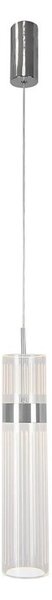 Lampadario LED su cavo AMBIENTE, 6W, 230V, 3000/4000/6000K (temperatura colore selezionabile), finitura cromo lucido
