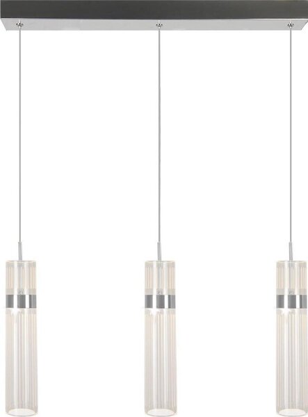 Lampadario a cavo AMBIENTE 3xLED/6W/230V 3000/4000/6000K cromo lucido