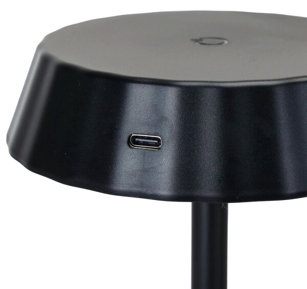 Aigostar - Lampada da tavolo LED dimmerabile AMBIENT LED/2,4W/5V 3000-6500K nera