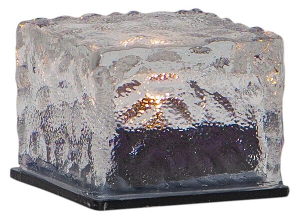 Candele a LED in set con alimentazione a pannelli solari da esterno 3 pz (altezza totale 5,5 cm) Icecube – Star Trading
