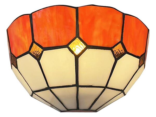 Brilagi - Lampada da parete Tiffany in vetro SIENNA 1xE14/40W/230V